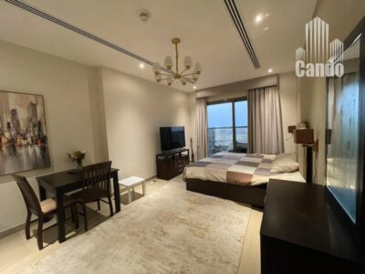 Furnished ope view Studio aprtment for rent @ 70000 aed