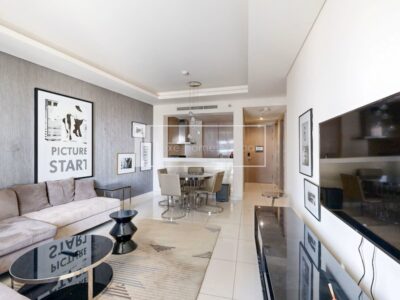 High Floor | Fully-Furnished | Sea and City View 1BR in Business bay @ 103000