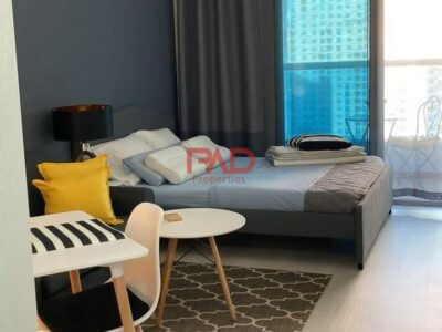 Furnished Studio apartment near metro in Dubai Marina @ 72000 AED