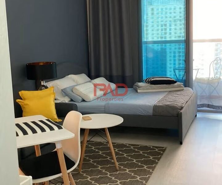 Furnished Studio apartment near metro in Dubai Marina @ 72000 AED
