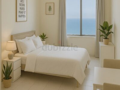 Sea View King Room | 1 Min to Metro | Fully Furnished | AED 5,000 Only