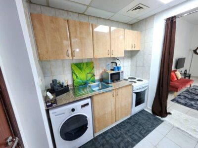 Huge Studio with Balcony international City @36000