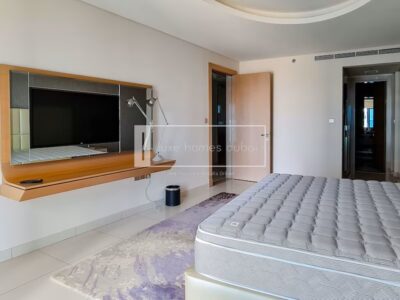 High Floor | Fully-Furnished | Sea and City View 1BR in Business bay @ 103000