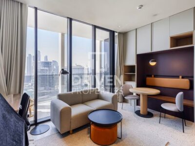 Furnished studio/city view in Business Bay @ 80000