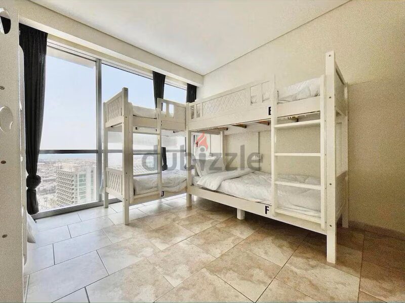 HuZaifa Hostel‼️@Burjuman Metro Bed Space Partition In Master Room