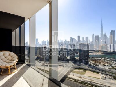 Furnished studio/city view in Business Bay @ 80000
