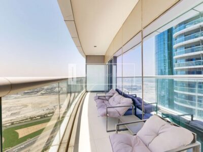 High Floor | Fully-Furnished | Sea and City View 1BR in Business bay @ 103000