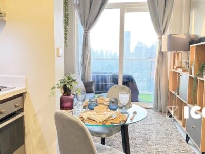 Furnished 1 BR Apartment, Burj Khalifa view , @ 85000