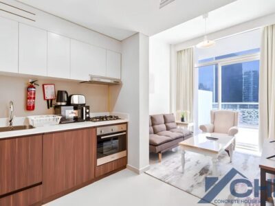 Furnished 1 BHK apartment for rent in Business Bay, @ 75000