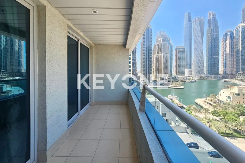 1 BR Marina View | Fully Furnished | Spacious Balcony @ 85000