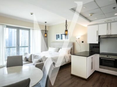 Fully Furnished studio apartment for rent in Downtown @ 88000