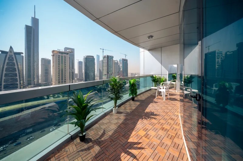 luxury room outside metro station in Dubai Marina @4875