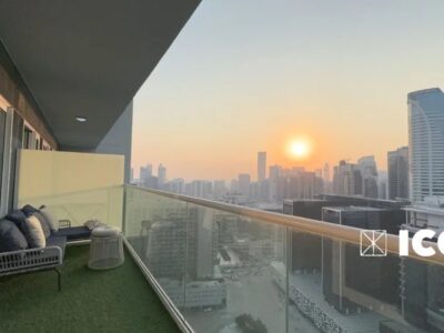 Furnished 1 BR Apartment, Burj Khalifa view , @ 85000