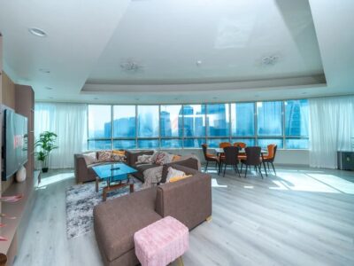 luxury room outside metro station in Dubai Marina @4875