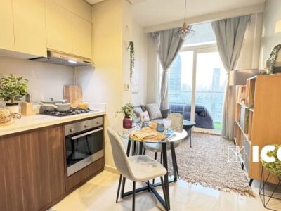 Furnished 1 BR Apartment, Burj Khalifa view , @ 85000