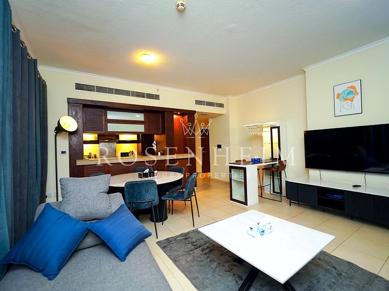 Furnished 1 BR apartment , city view in Downtown @ 119900