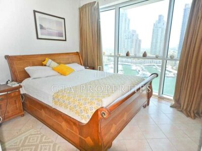 Best time to Rent in Dubai Marina. 1BHK Water View @ 95000