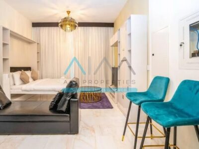 Furnished Burj View, High Floor Studio @ 60000
