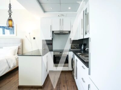 Fully Furnished studio apartment for rent in Downtown @ 88000
