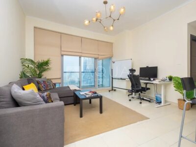 Furnished 1BHK apartment for ret in Dubai Marina @ 90000