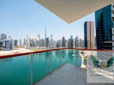 2 BHK Flat Burj Khalifa view for rent in business bay @ 129000