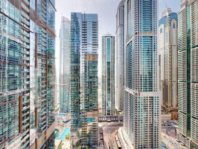 Furnished 2 BHK apartment, City view for rent in Marina, Short stay