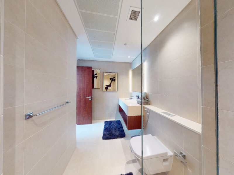Furnished 2 BHK apartment, City view for rent in Marina, Short stay