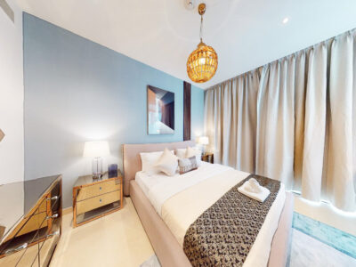 Furnished 2 BHK apartment, City view for rent in Marina, Short stay
