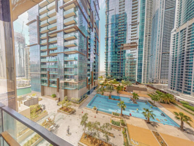High-Rise Living short term furnished 1BHK for rent in Marina