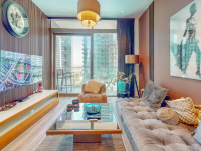 High-Rise Living short term furnished 1BHK for rent in Marina