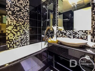 Furnished canal view Studio Flat for rent in Business Bay @85000