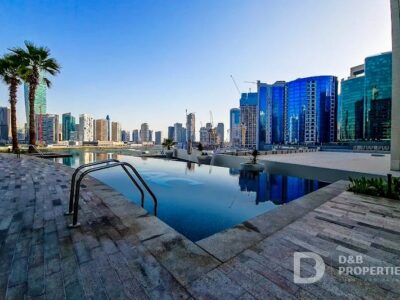 Furnished canal view Studio Flat for rent in Business Bay @85000
