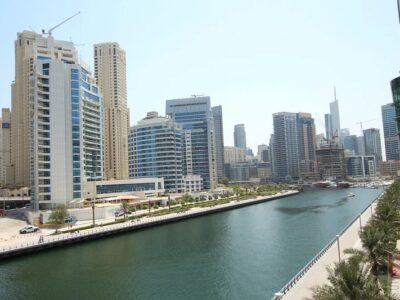 Canal view 1 BHK apartment in Dubai Marina @ 70000